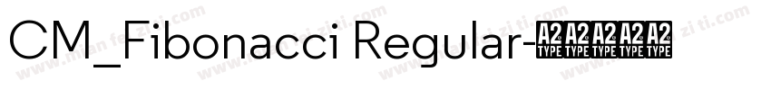 CM_Fibonacci Regular字体转换